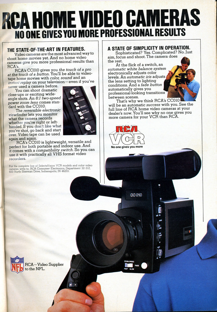 RCA Home Video Camera 1982 Nesster Flickr