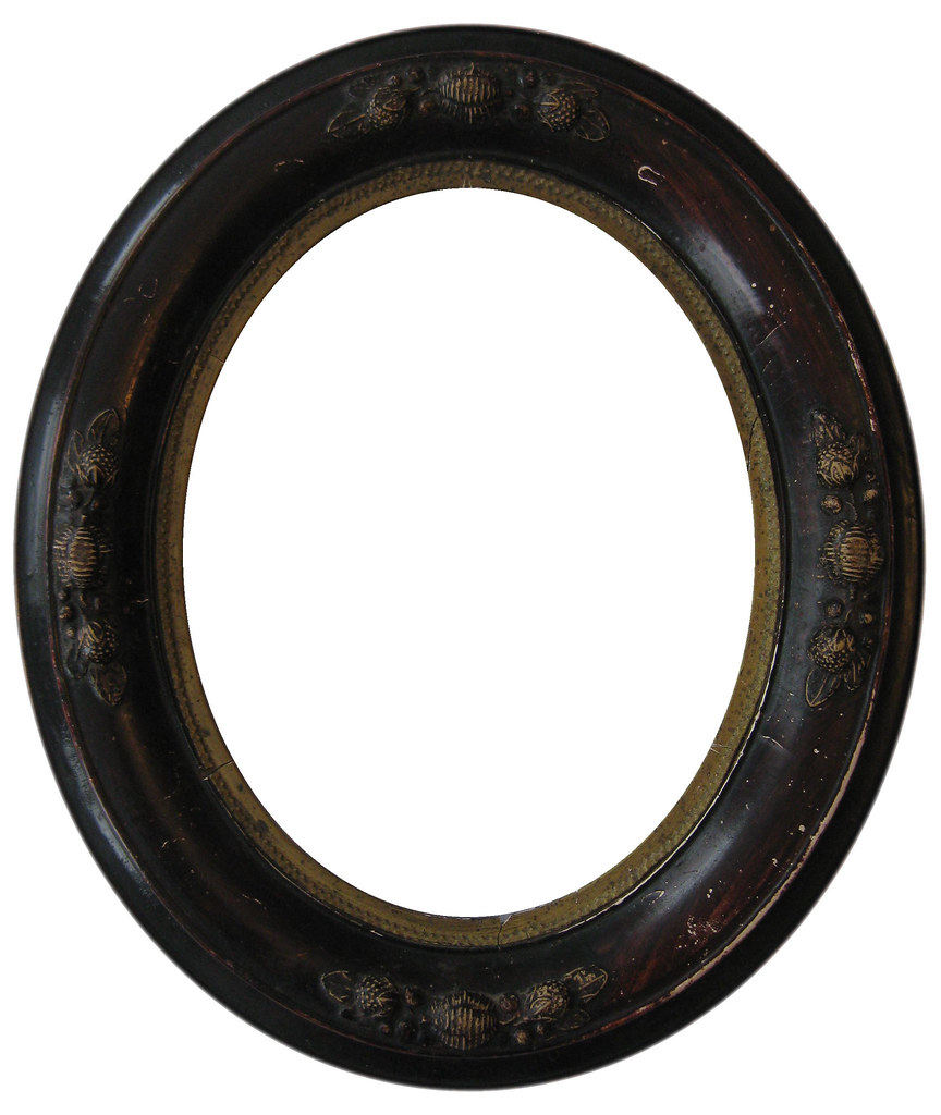 Classic Black Oval Frame Please feel free to use this fram… Flickr