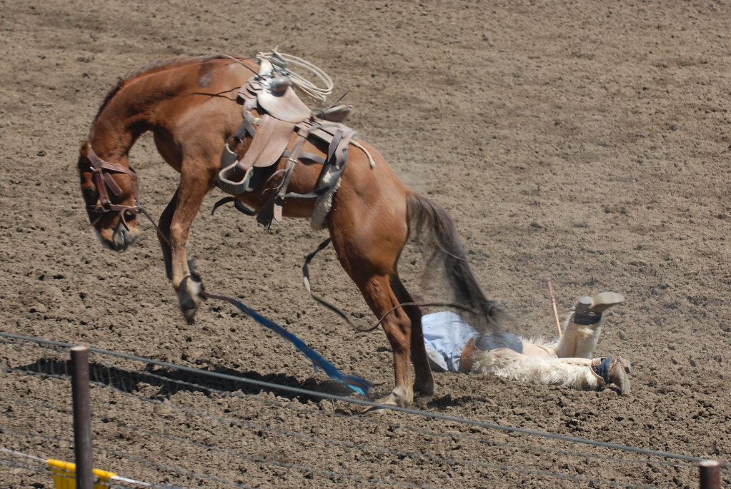 Busten Bronc Riders Big Loop Rodeo, Jordan Valley, Oregon Jack