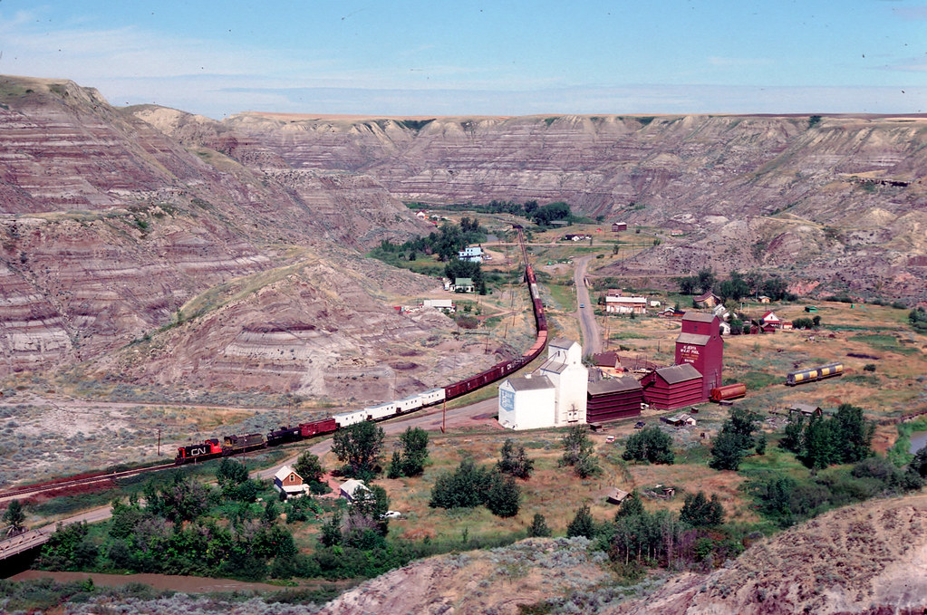 CN Freight At Wayne Alberta This shot was taken overlookin… Flickr