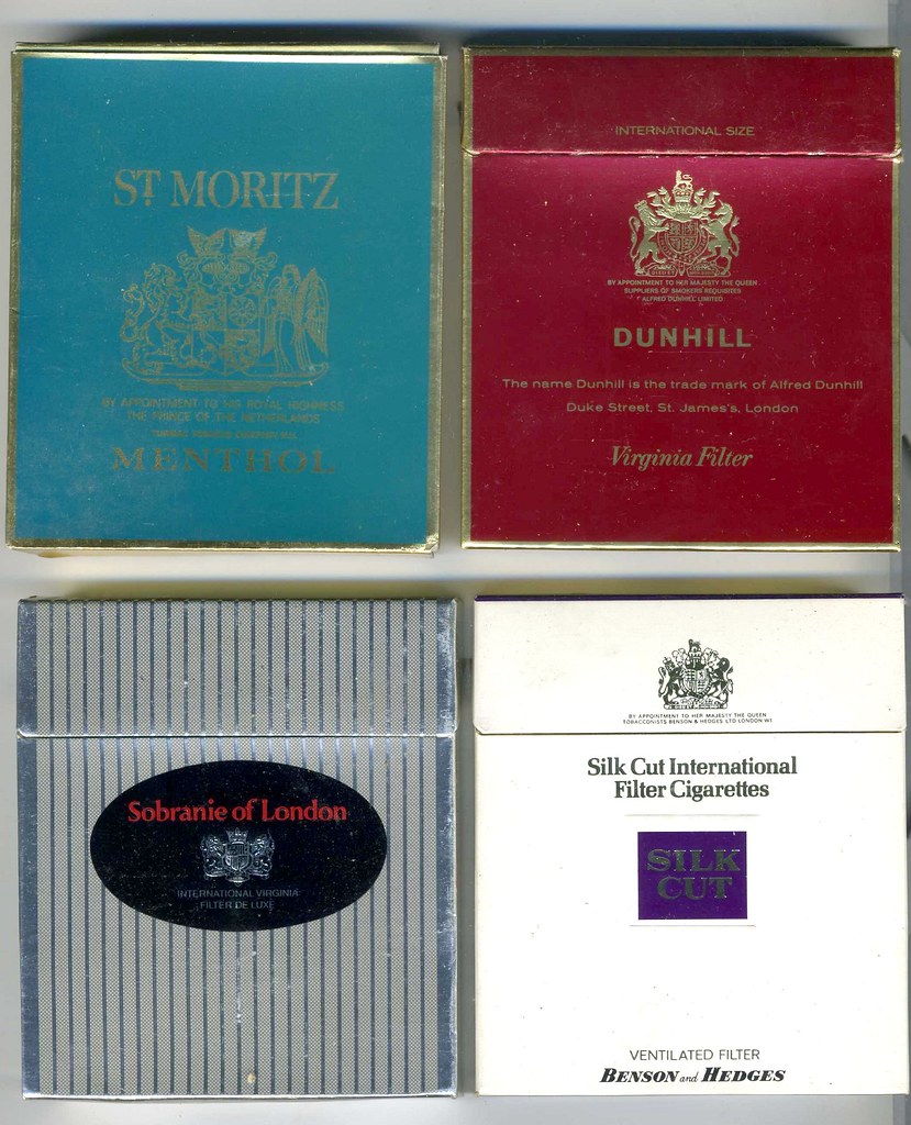 Luxury Length Cigarettes c 1970 St Moritz Menthol, Sobrani… Flickr