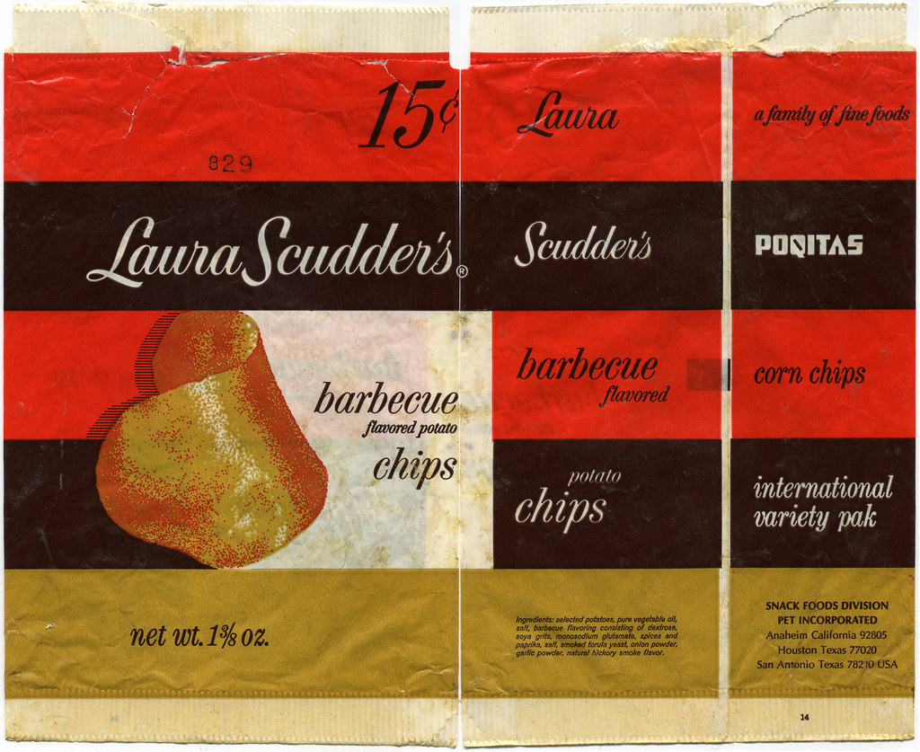Laura Scudder's barbecue flavored potato chips 15cent b… Flickr