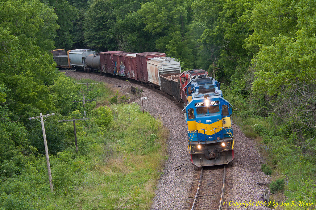 DM&E 171 near Columbus Jct., IA DM&E's daily 171 train a… Flickr