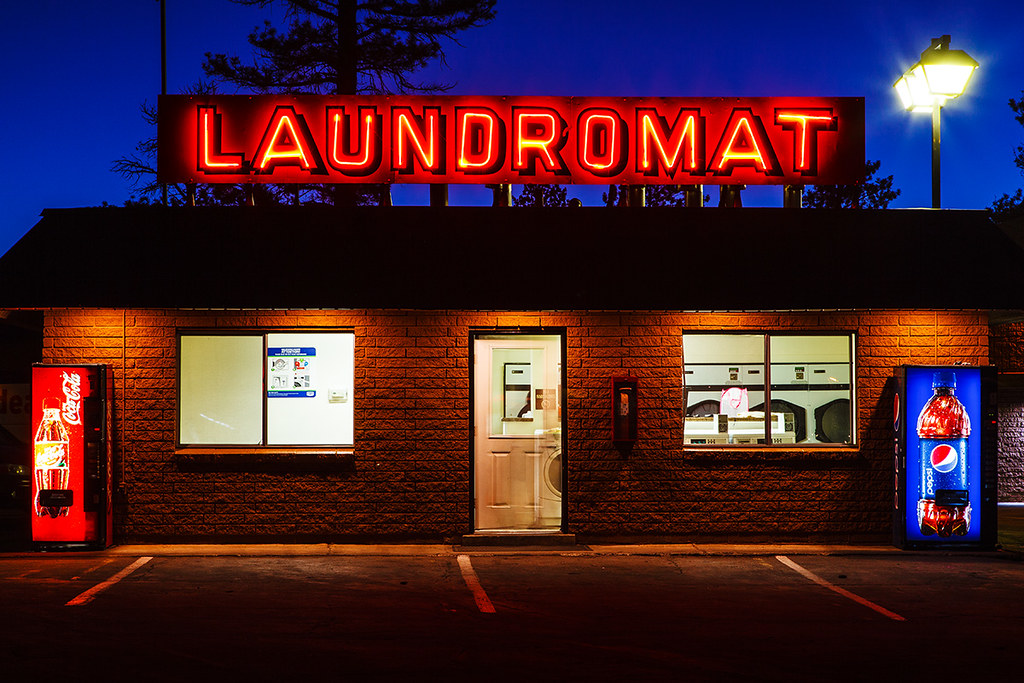Neon Laundromat Neon Laundromat Ruby's Inn Laundromat Bryc… Flickr