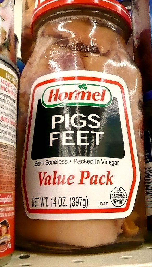 Pickled Pigs Feet in a jar... ack! though I understand tha… Flickr