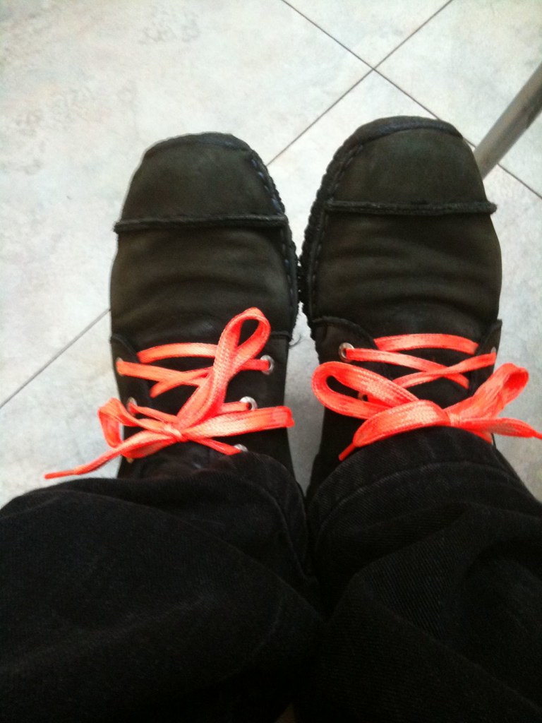 funky... as my shoelaces snapped at the airport security t… Flickr