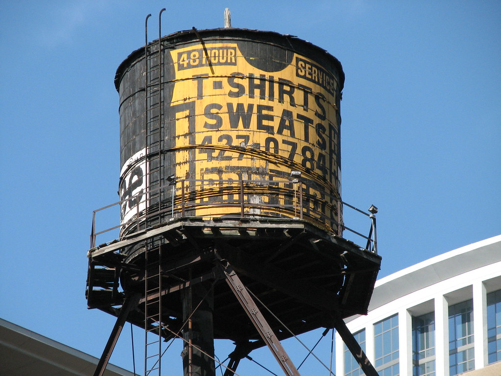 Water Tower Advertisements Remnants of a different era on … Flickr