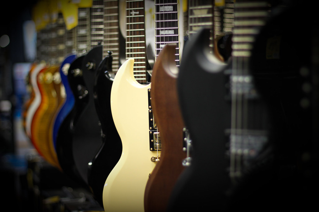 Steve's Music Store in Toronto (Guitar Montage) Nicholas Doumani Flickr