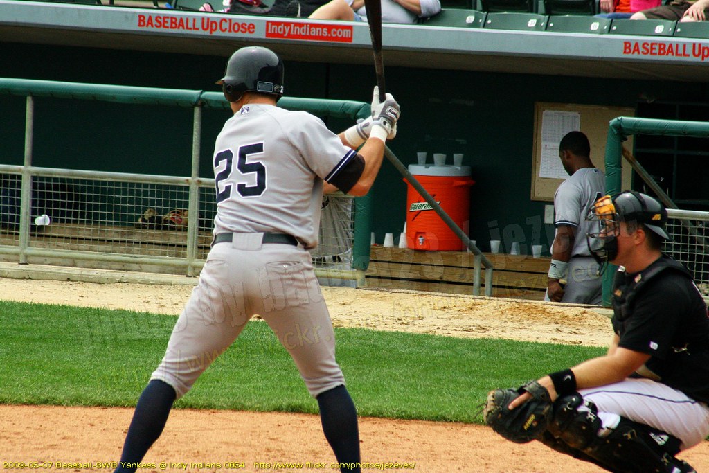 25 Todd Linden at bat for Scranton WilkesBarre Yankees 20… Flickr
