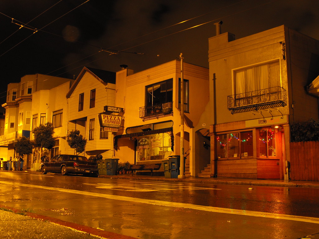 Wet & lonely Cortland Street Bernal Heights, San Francisco… Flickr