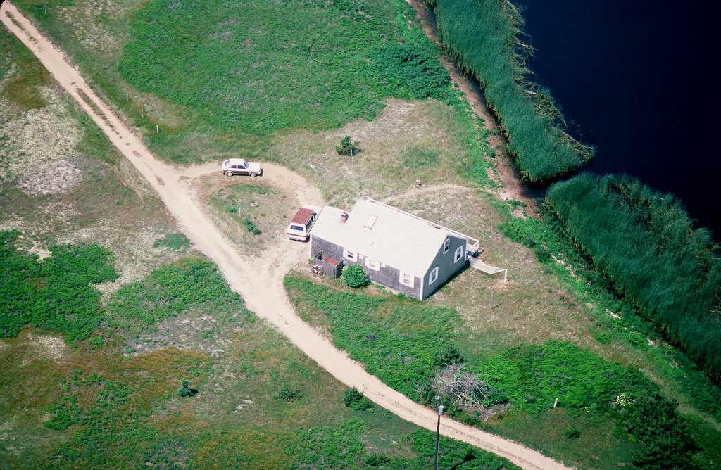 Hummock Pond house from the air My mother's Nantucket hous… Flickr