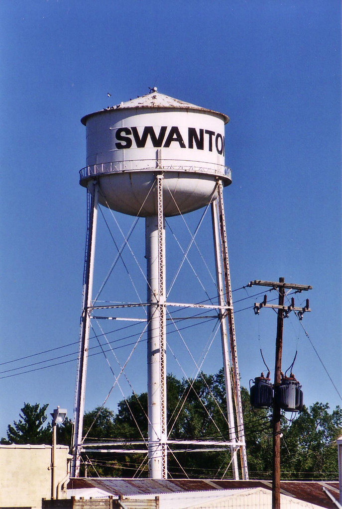 Swanton Ohio Water Tower Water tower in Swanton. This towe… Flickr