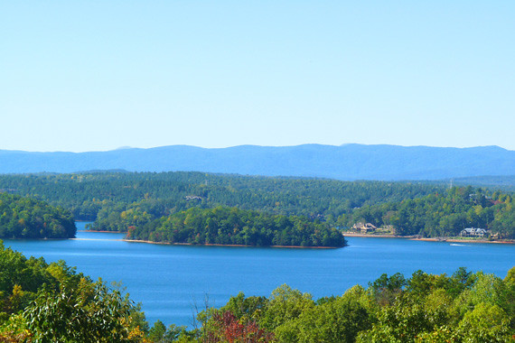 Lake Keowee Picture taken from Mile Creek overlook near Si… Flickr