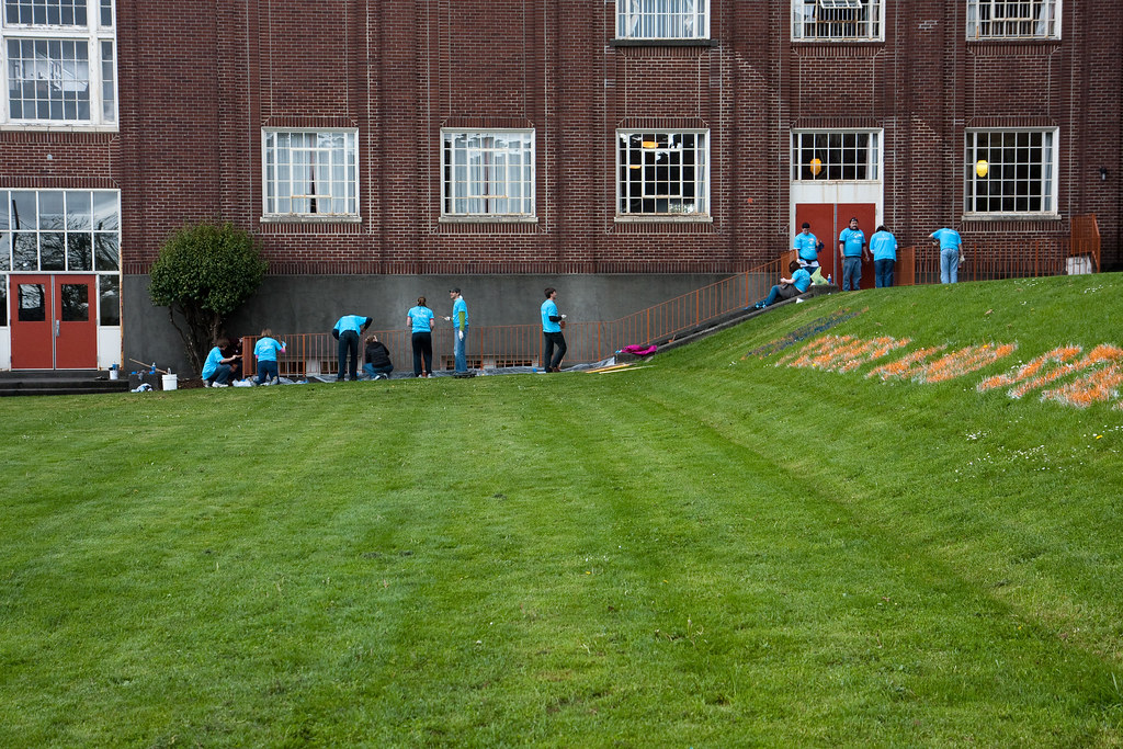 Comcast Cares Day at Benson High School (Portland) Flickr