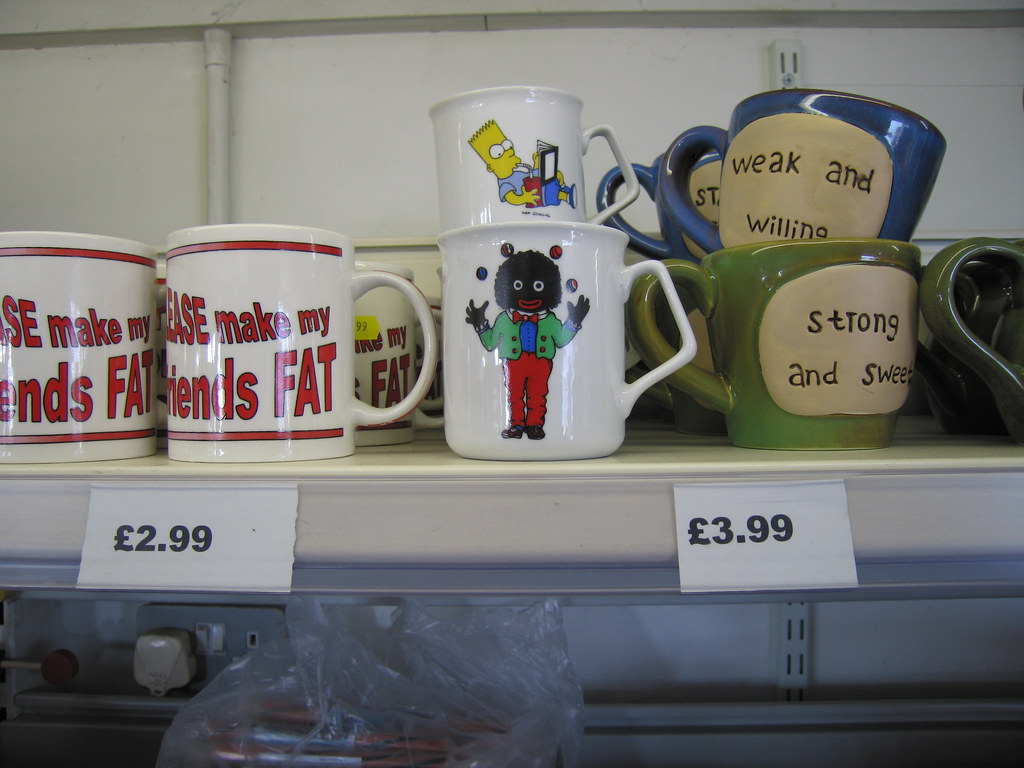Is it ever acceptable to own a golly mug? Hmmm. No. Or sel… Flickr