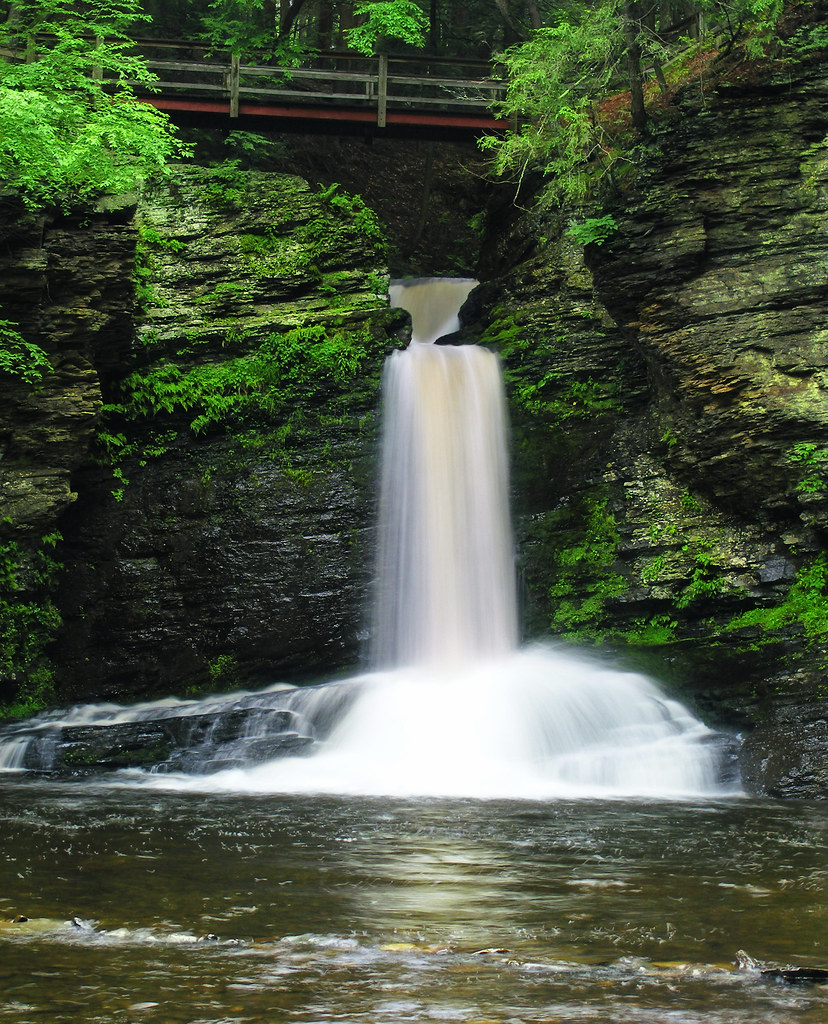 Spout Deer Leap Falls, Dingmans Creek, Pike County, within… Flickr