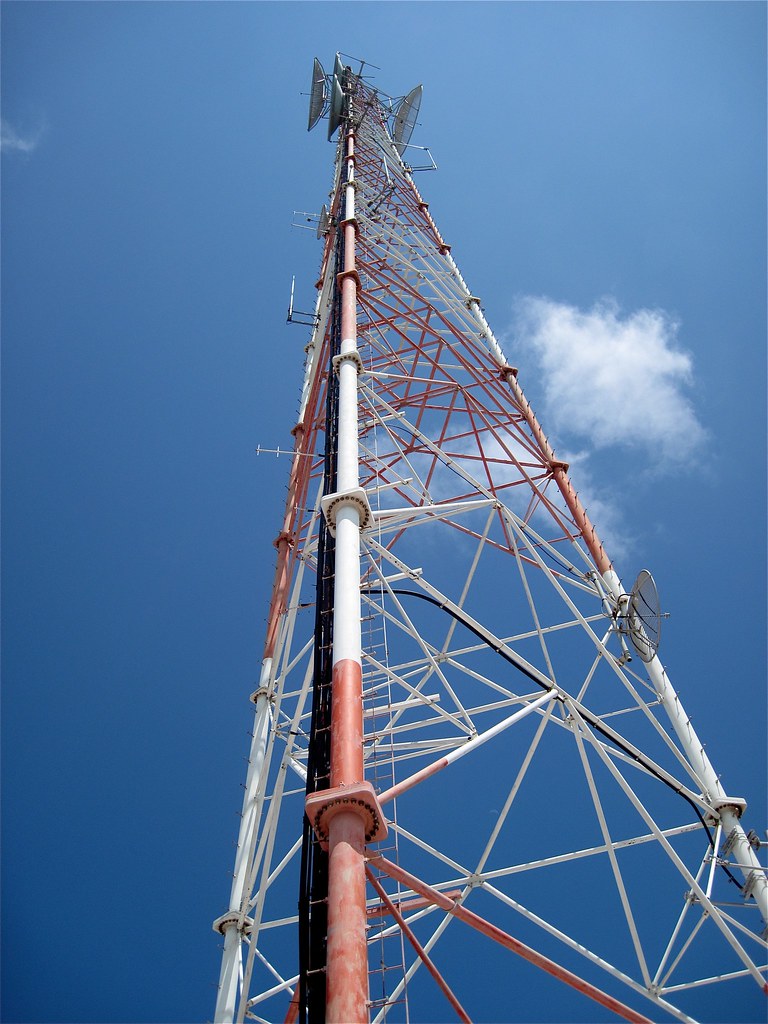 Phone Home Cell tower on Staniel Cay Alan Levine Flickr