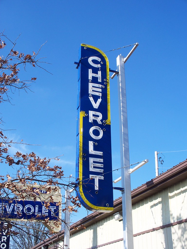 OH Canal Winchester Chevrolet Sign 6 Neon Chevrolet sign… Flickr
