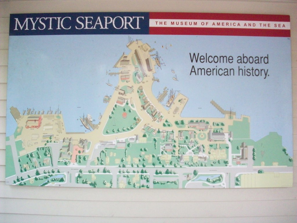 Mystic Seaport Map Mystic Seaport, Mystic, Connecticut, Ma… Roger