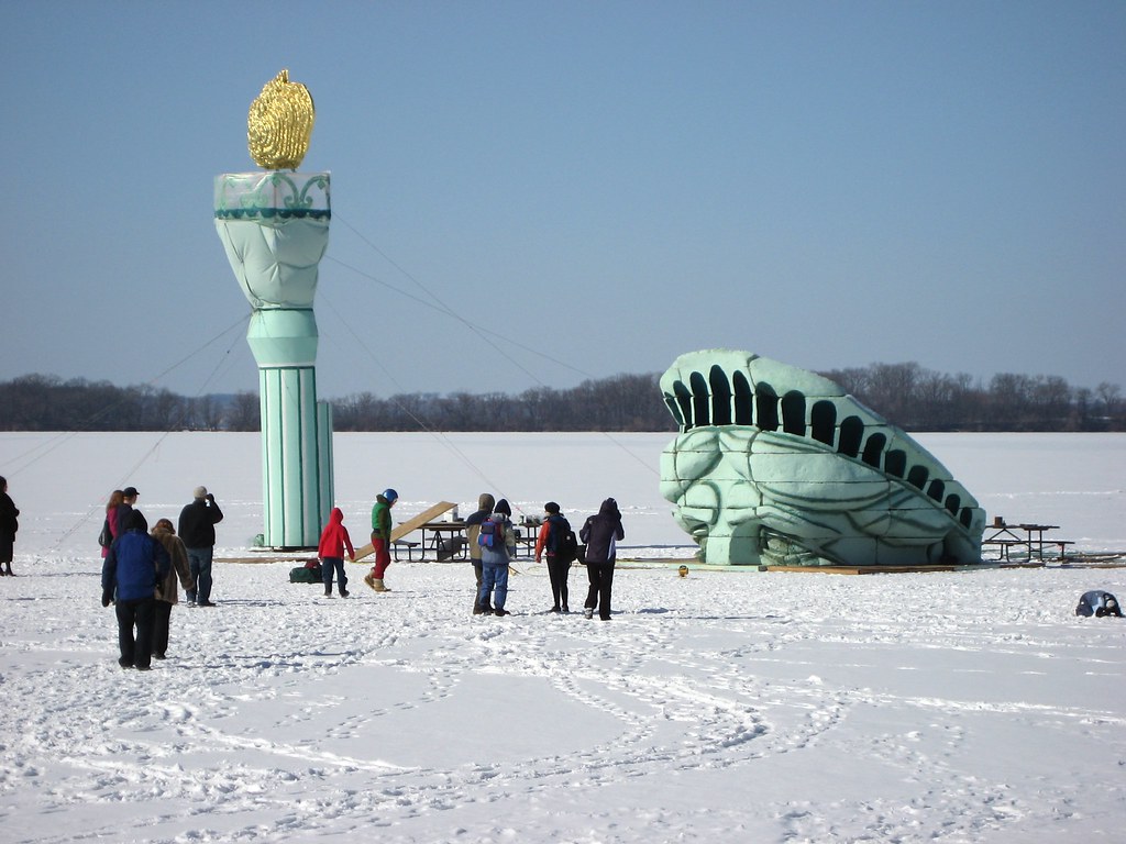 Lady Liberty Lady Liberty returns to Lake Mendota for Hoof… Flickr