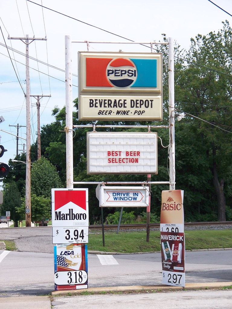 OH Geneva Beverage Depot Pepsi sign for Beverage Depot i… Flickr