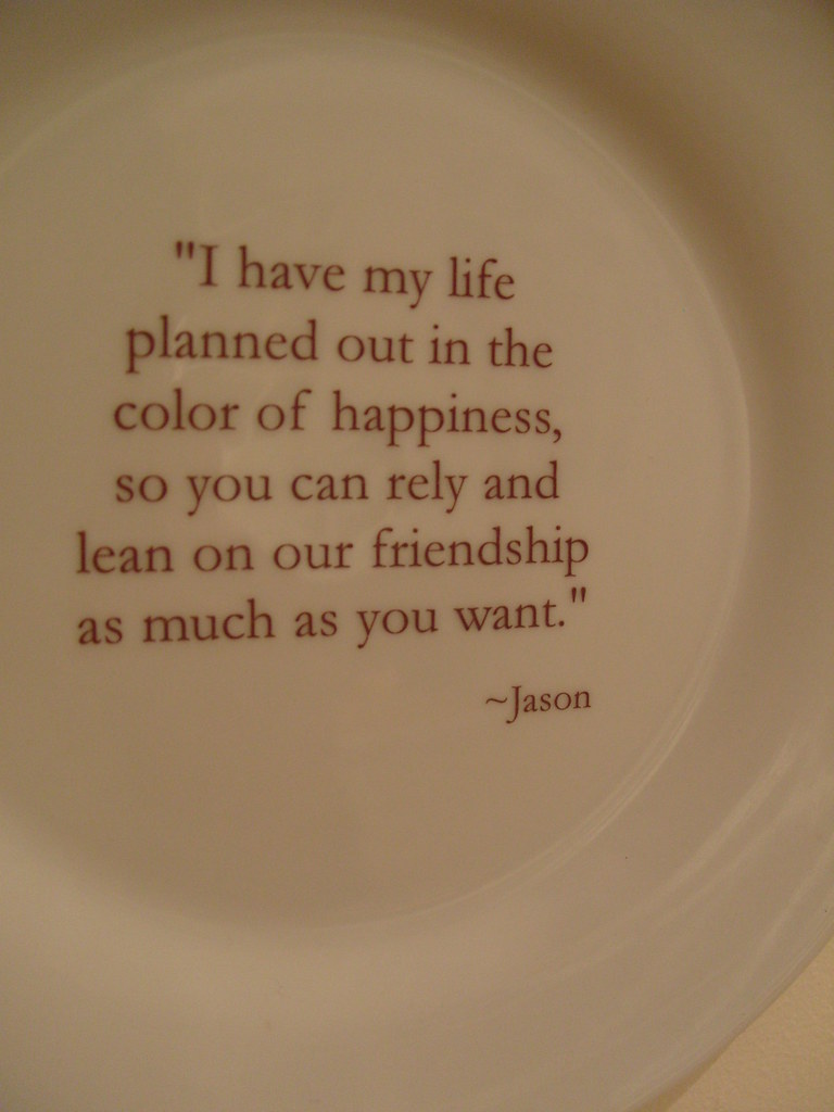 Kitchen, plate wall, quote plate 2 I had a few plates mad… Flickr