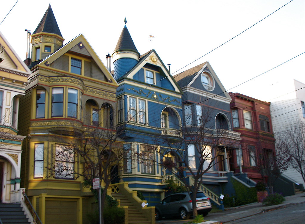 700 block of Broderick Street, San Francisco Queen Anne st… Flickr