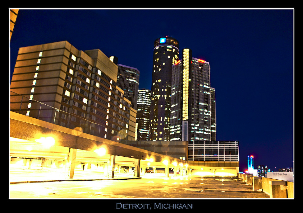 GM Towers The Renaissance Center from across the street on… Flickr