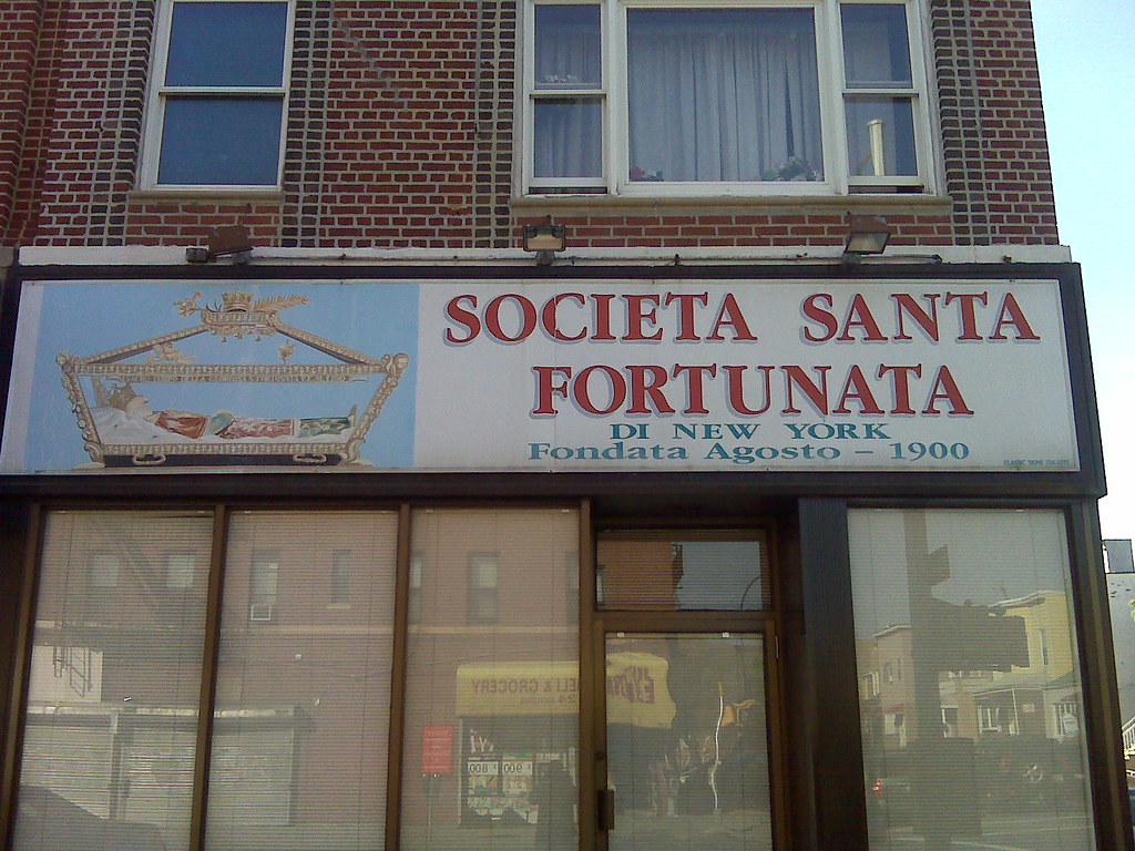 Societa Santa Fortunata on 17th Ave & 77th St Santa Fortun… Flickr
