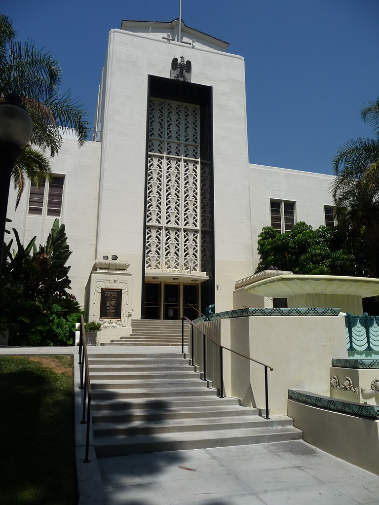 Burbank City Hall from the Left Sitting in downtown Burban… Flickr
