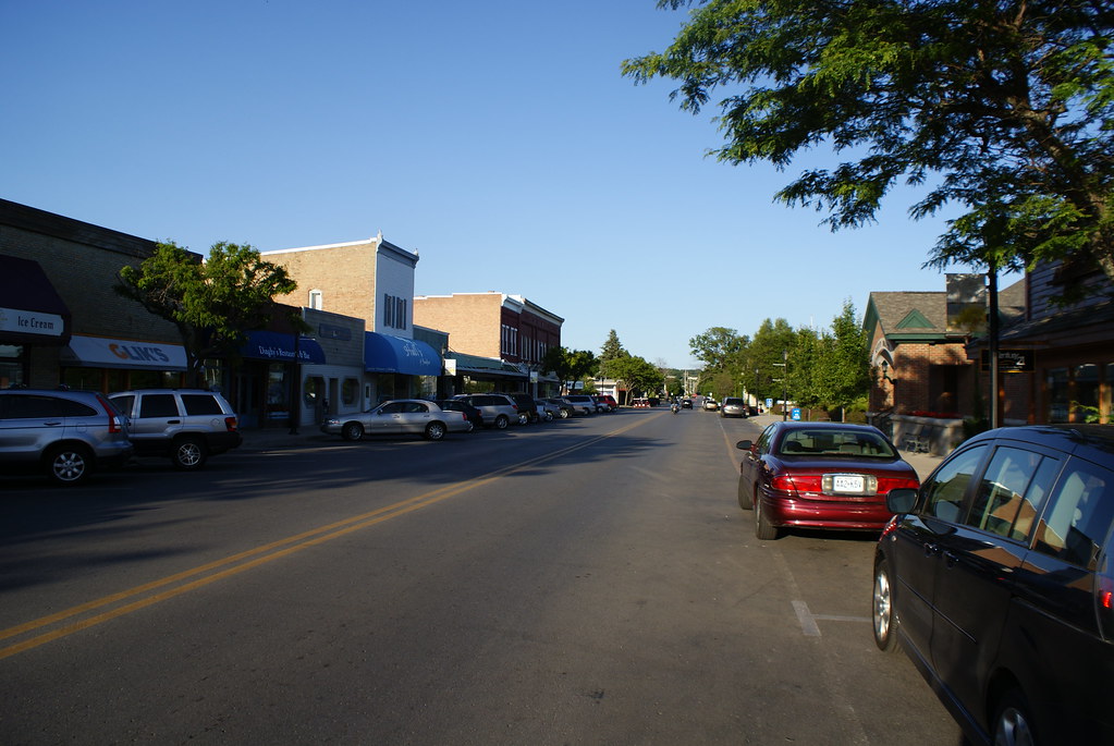 downtown frankfort, mi always in season! Alex Dodd Flickr