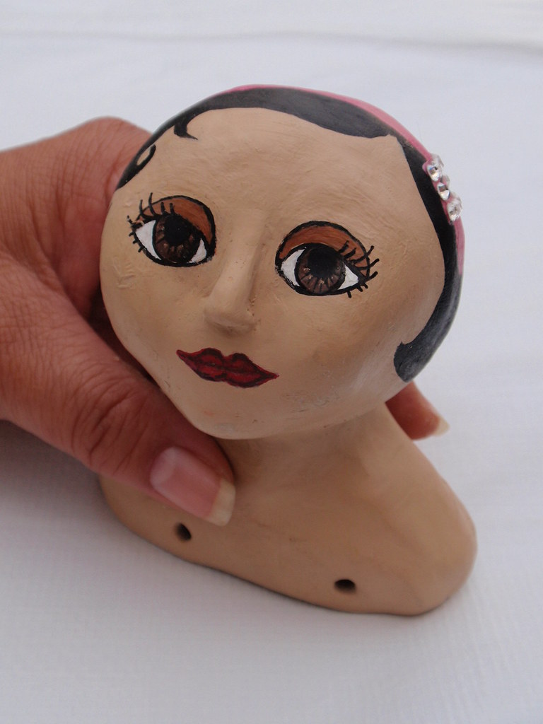 Polymer Clay Doll Head Clay Doll Bust Flickr