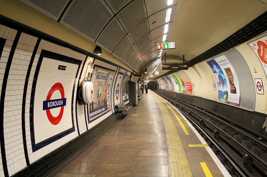 Borough Underground station N/B looking northbound Flickr
