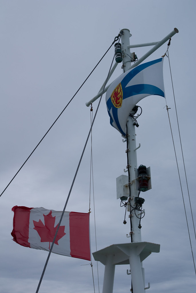 Flags, Wood IslandsCaribou Ferry CP Hoffman Flickr