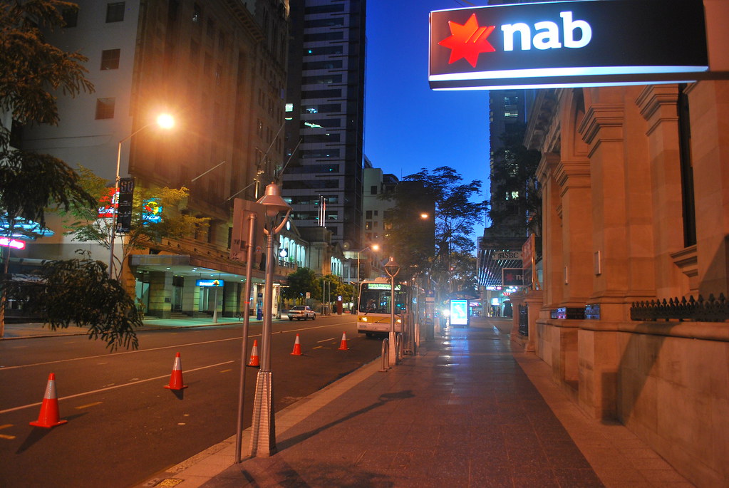 nab City of Brisbane at dusk CBD. Brisbane, QLD. Austral… Flickr