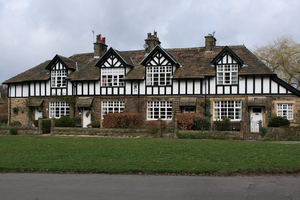Whalley village, Lancashire..3...Cottages, dated 1882. Flickr
