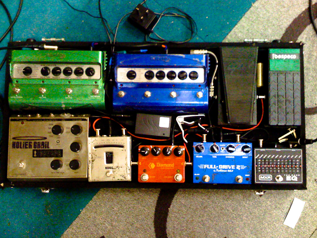 Pedalboard now with MXR EQ My lovely diago pedalboard,… Flickr