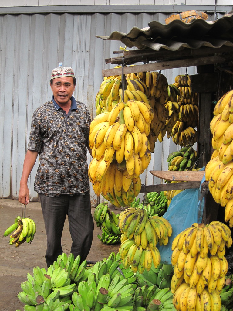 Banana stand in Sulawesi Barry Reeves Flickr