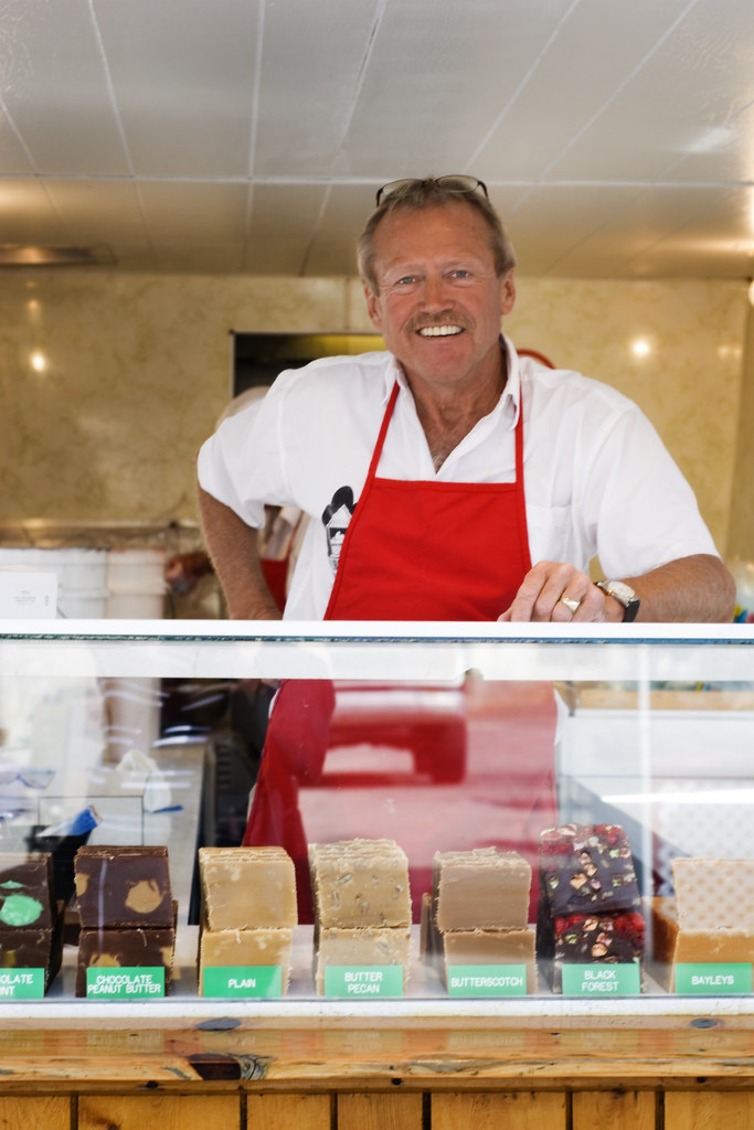 Fudge Maker Along Gore Street in Perth during the festival… Flickr