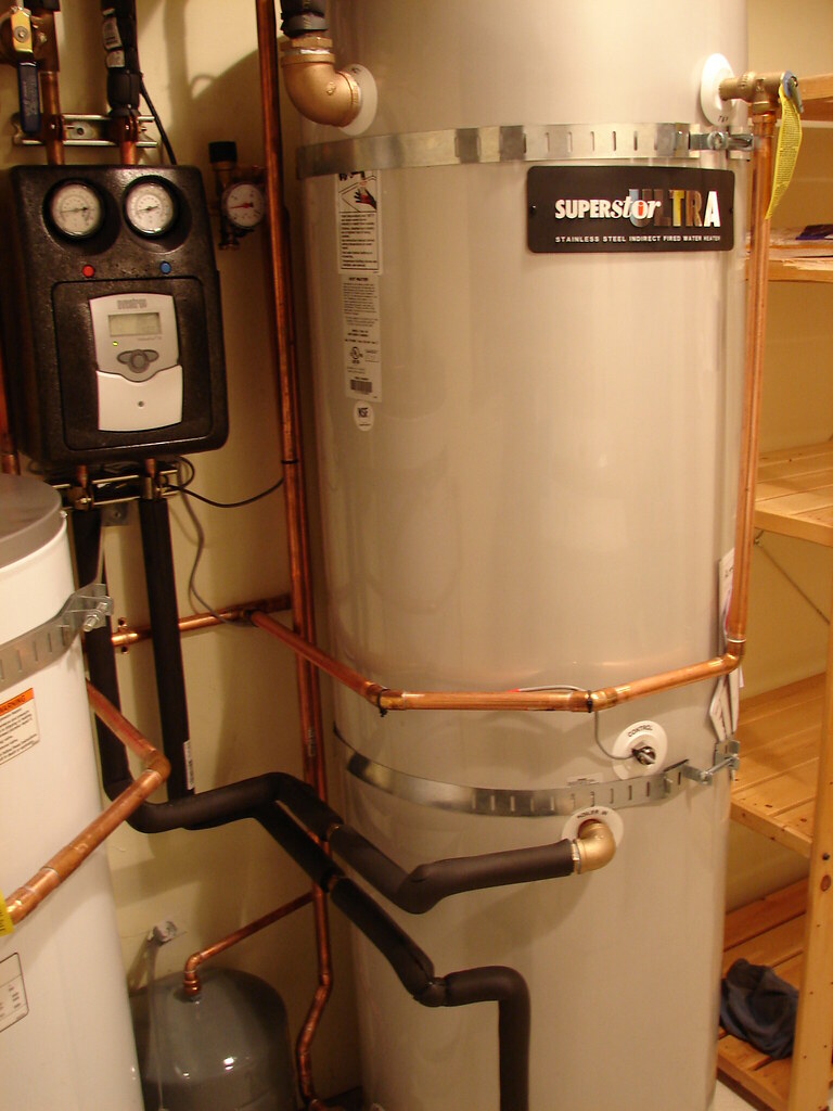 Solar Hot Water Storage Tank The large storage tank whic… Flickr