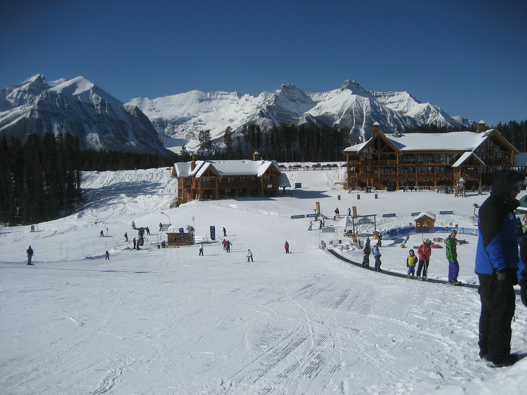 Canada "Nursery" slopes at Lake Louise Ski Resort Phil Wiffen Flickr