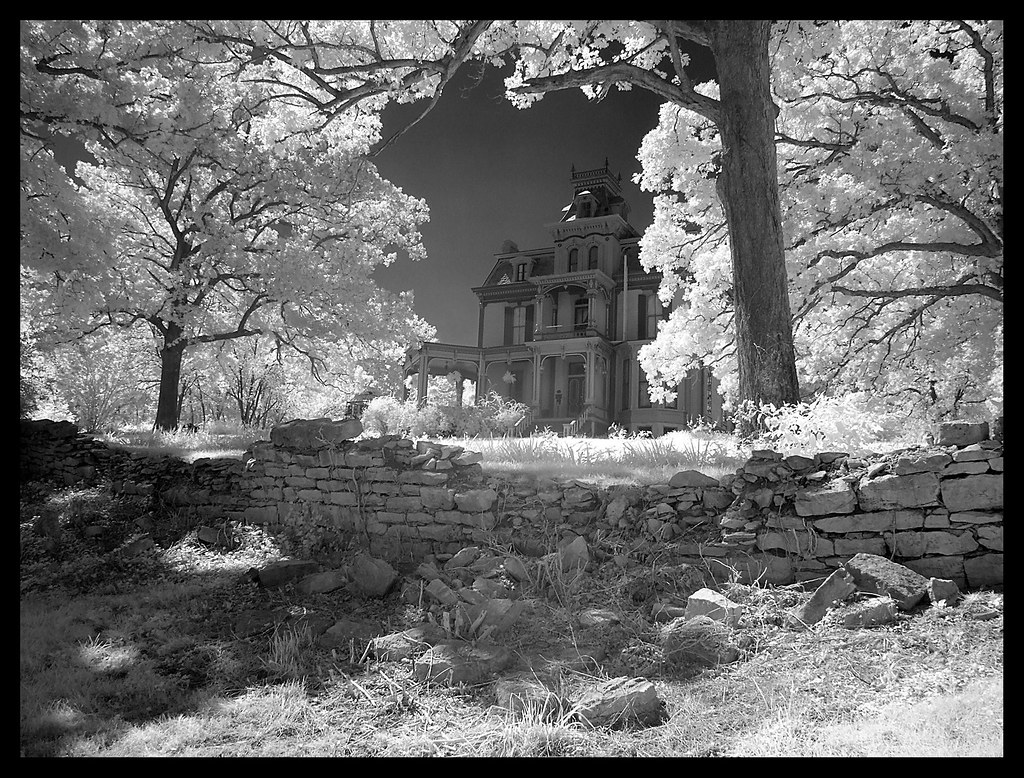 Garth Mansion Hannibal, Mo. Taken with Fuji Film IR IS1 Flickr