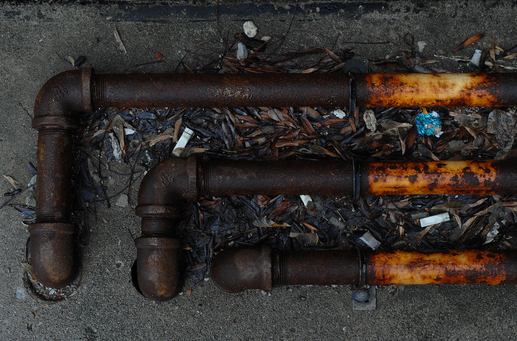 three more pipes wet pipes and concrete, with an added bon… Flickr