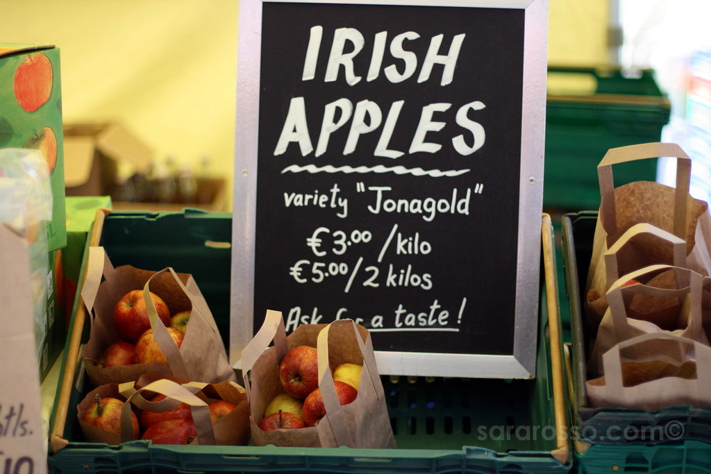 Jonagold Irish Apples at Temple Bar Food Market in Dublin,… Flickr