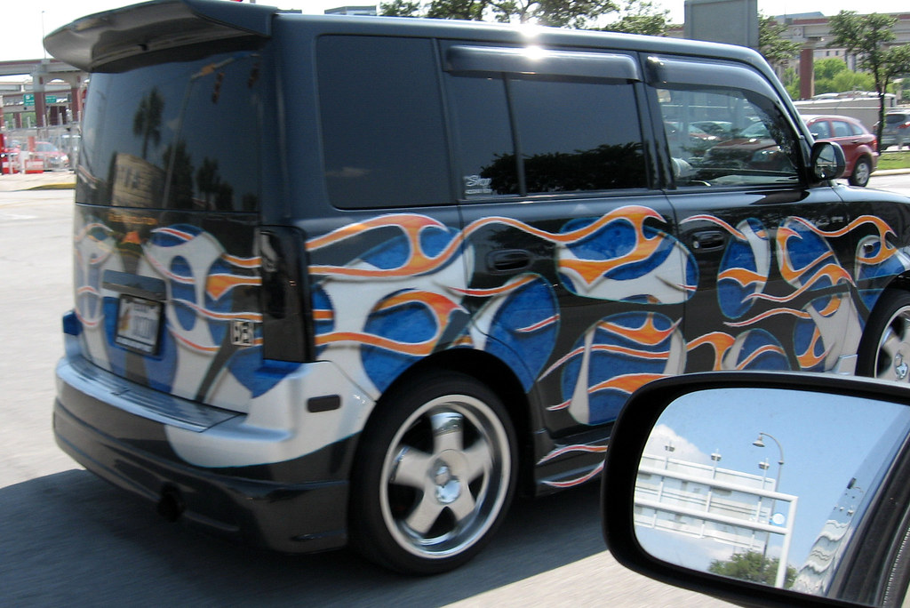 Scion xB w/Cool Paint Job Steve Flickr