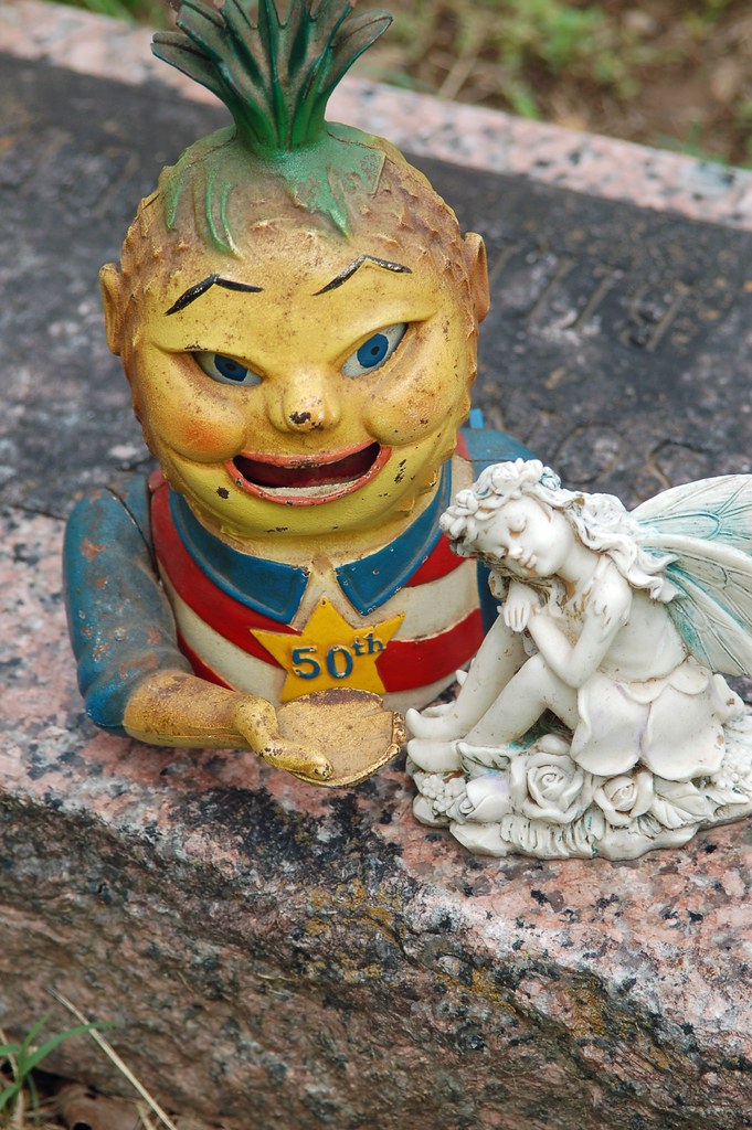 Mr. Pineapple Head goes to the cemetary Michael Krueger Flickr