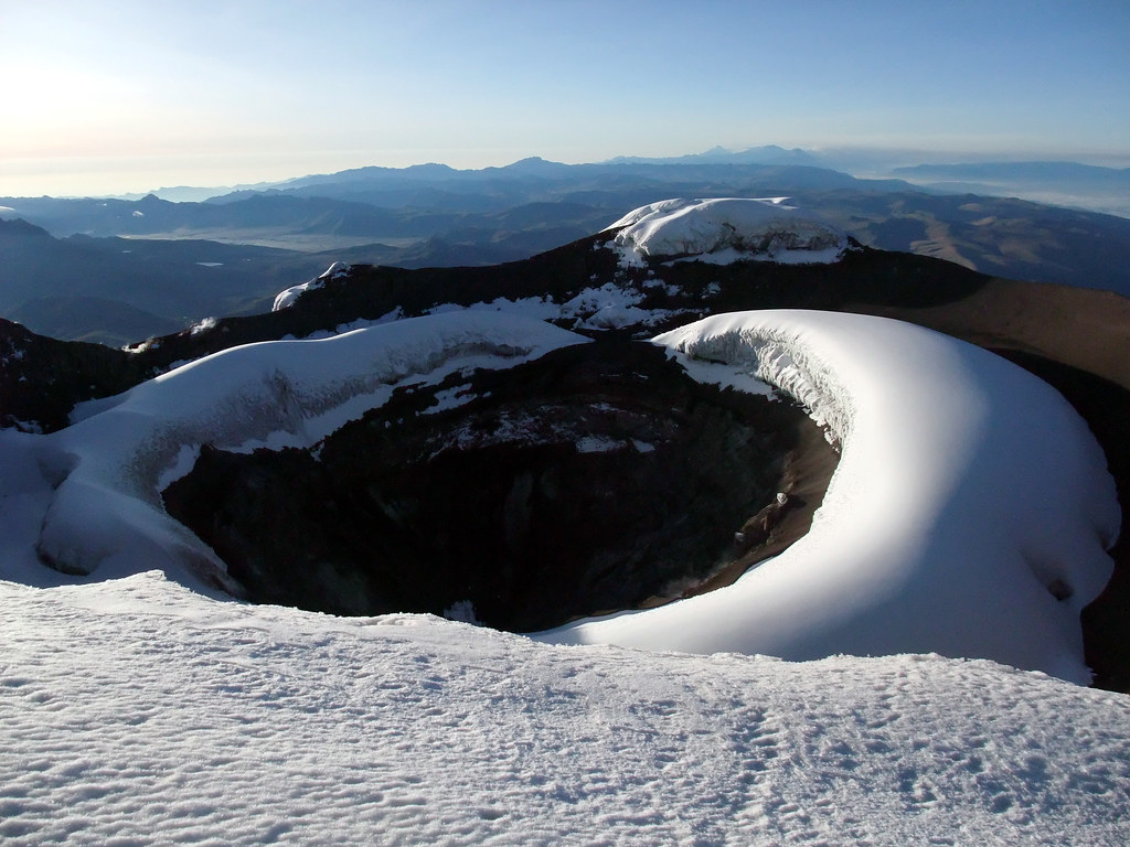 Cotopaxi's summit crater Cotopaxi Ascent Mark Horrell Flickr
