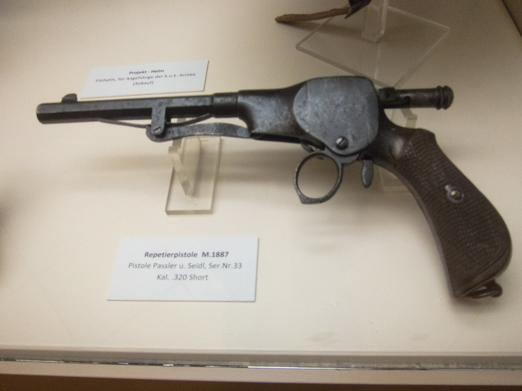 1887 repeater pistol Heeresgeschichtliches Museum Vienna… Flickr