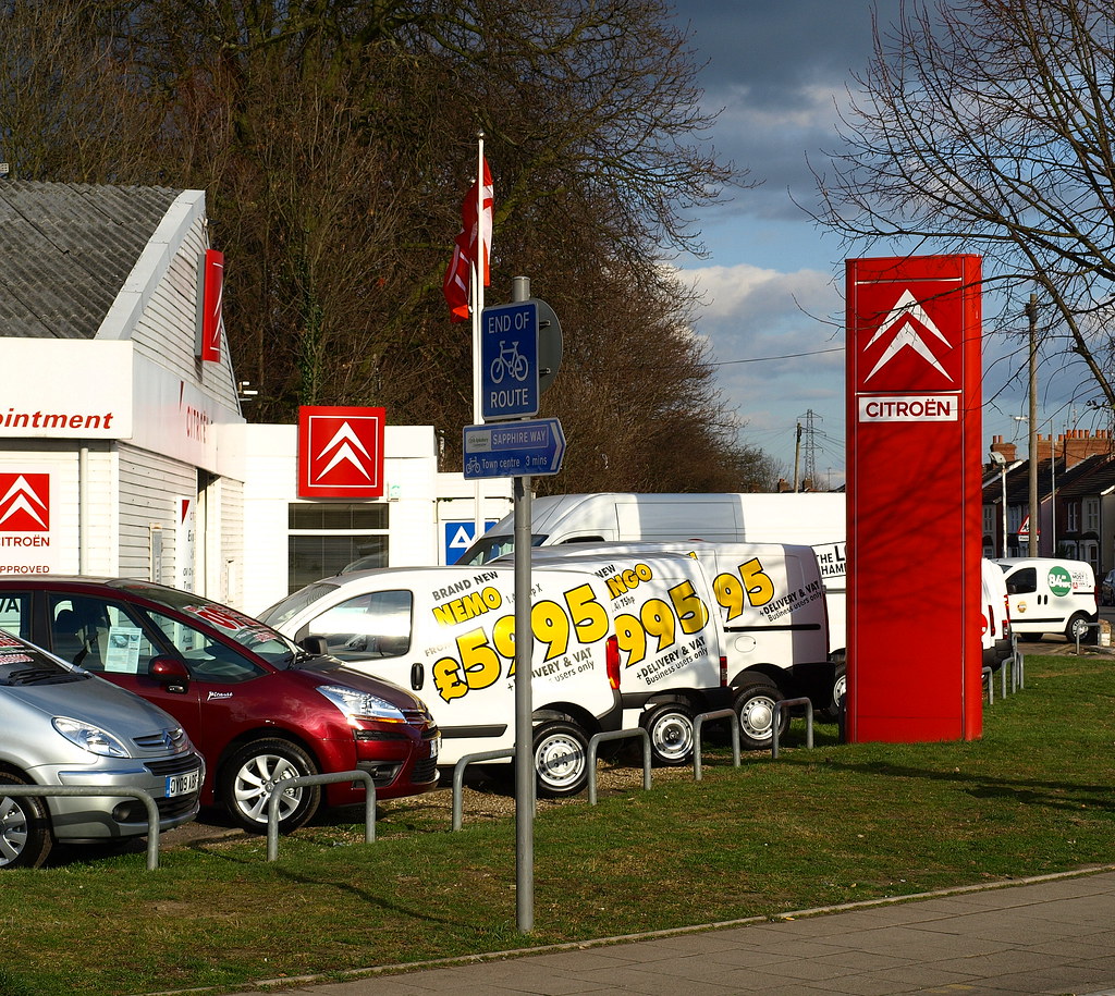 The Corner of a Citroen Car Dealer Richard Maguire Flickr