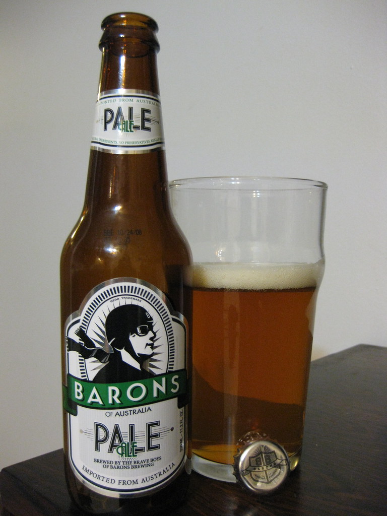 Barons Pale Ale Straight up pale ale from down under. Unfo… Flickr
